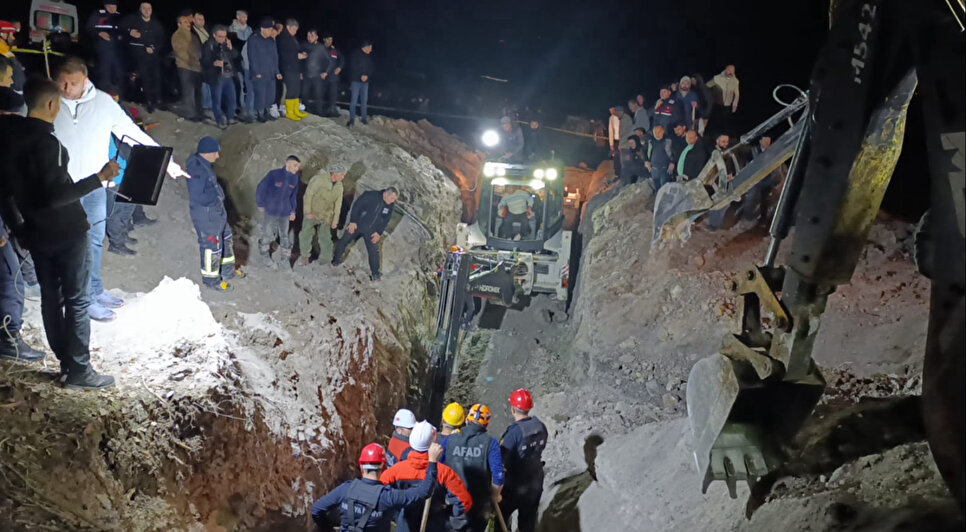 Amasya'da sondaj çalışmasında göçük: 2 kişi hayatını kaybetti