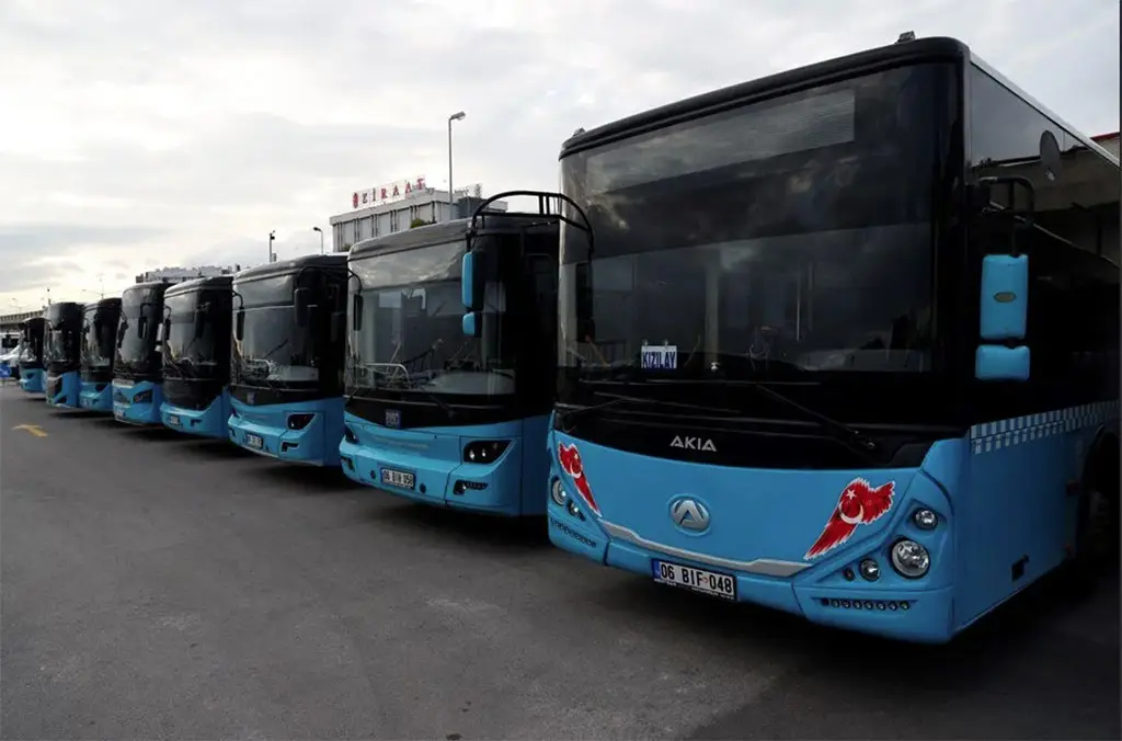 Başkentte özel halk otobüsleri kontak kapatacak