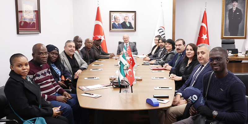 Nijerya Hac Heyeti ATO Başkanı Baran'ı ziyaret etti