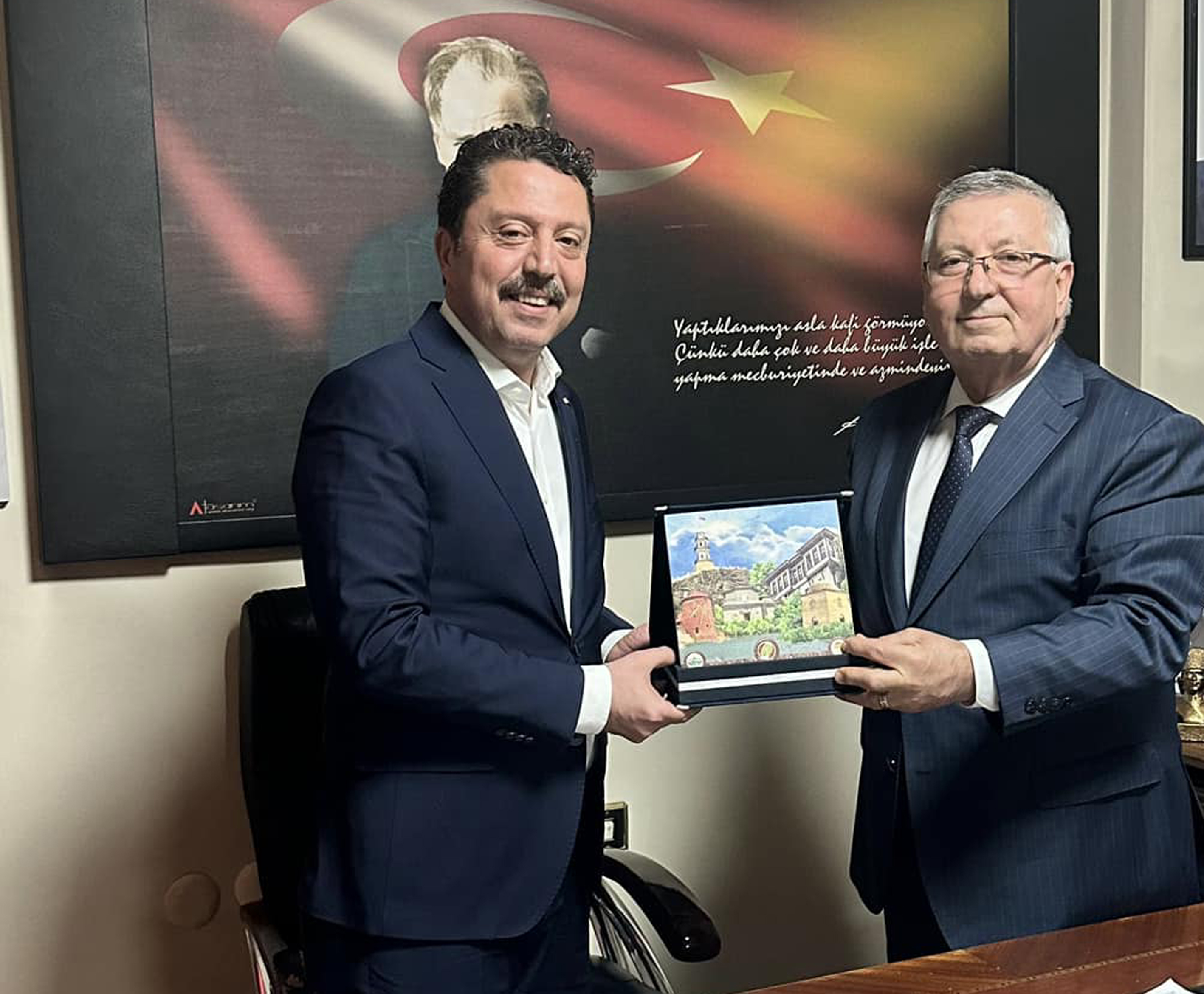 Beypazarı Belediye Başkanı'ndan tarihi İpekyolu üzerindeki belediyelere ziyaret