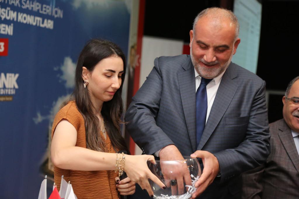 Canik Belediyesinden kura çekimi ile yeni ev heyecanı