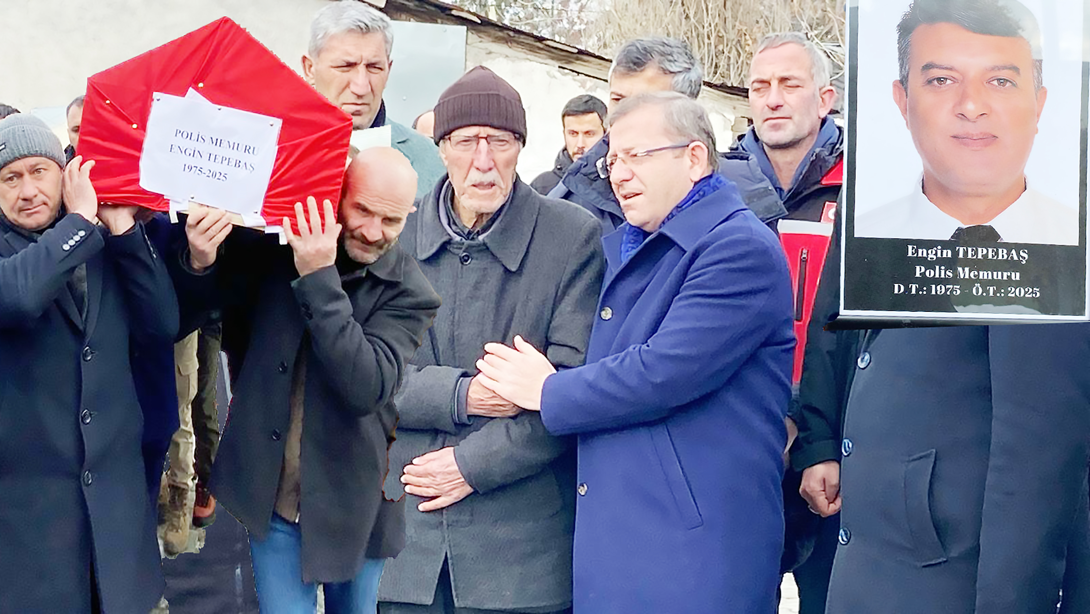 Şehit Polis Memuru Engin Tepebaş dualarla defnedildi