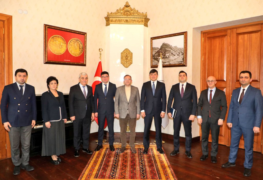 Azerbaycan Diaspora Bakanı Fuad Muradov, Kars'ta
