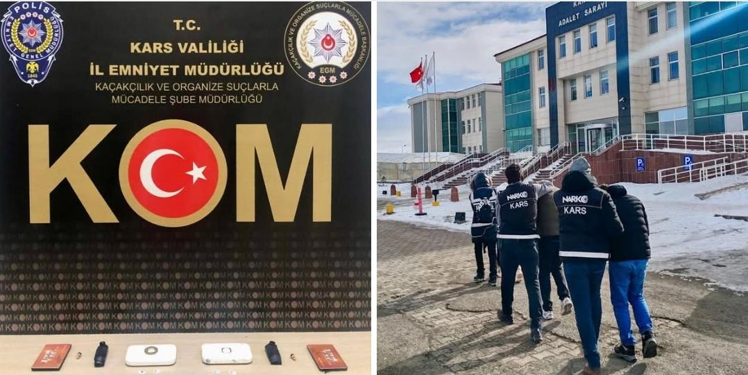Kars'ta ehliyet sınavında 'kameralı' düzenekle yakalandı
