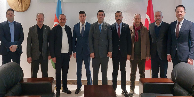 KATSO heyetinden Azerbaycan Kars Başkonsolosu Zamin Aliyev'e ziyaret