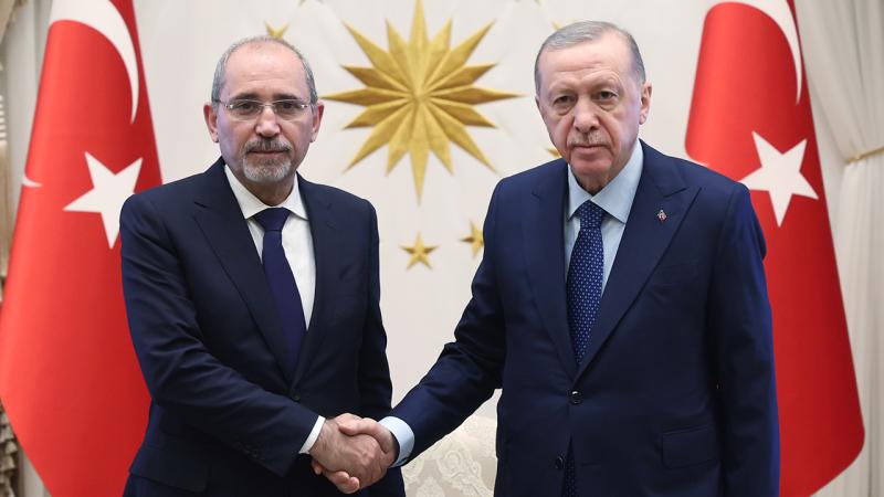 Cumhurbaşkanı Erdoğan, Ürdün Dışişleri Bakanı Safedi ile bir araya geldi