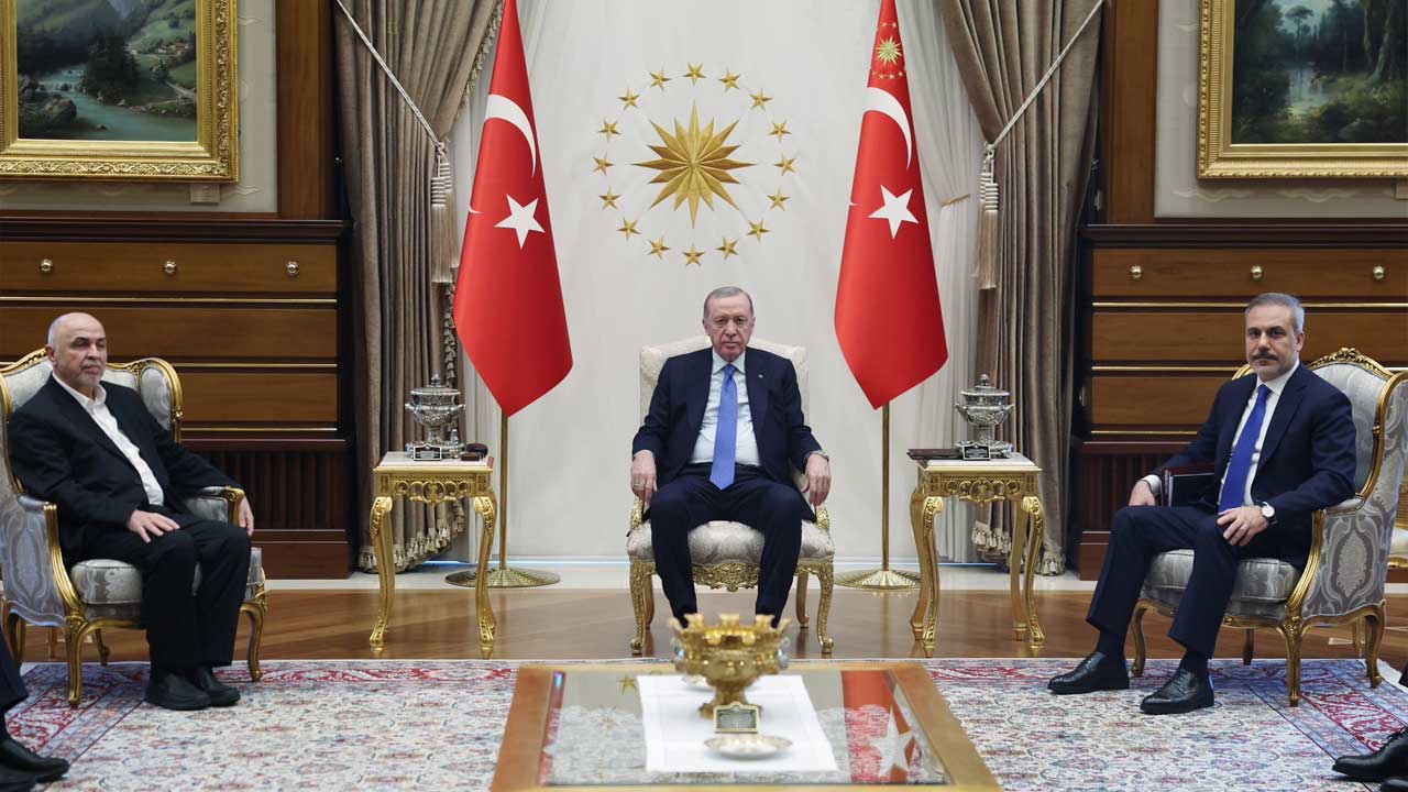 Cumhurbaşkanı Erdoğan, Hamas heyetini kabul etti