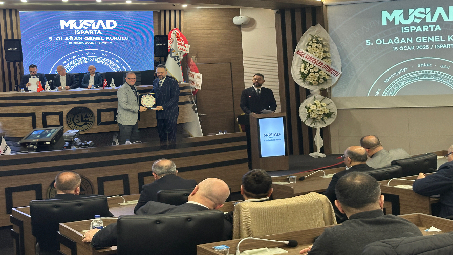 Salim Nuri Güntaç, MÜSİAD Isparta Başkanı seçildi