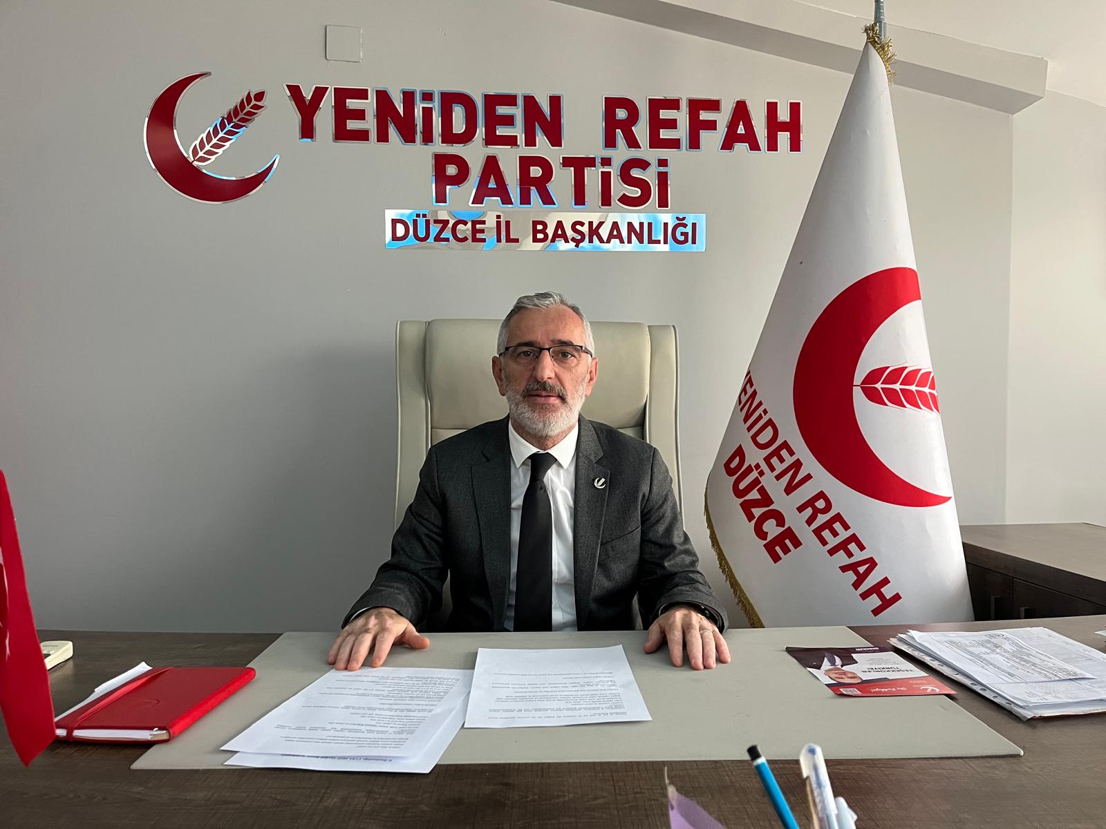 YRP  İl Başkanı Peltek: "Bu mu adalet?"