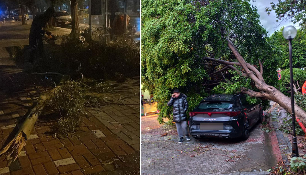 Alanya'da fırtına ve şiddetli yağış etkili oldu