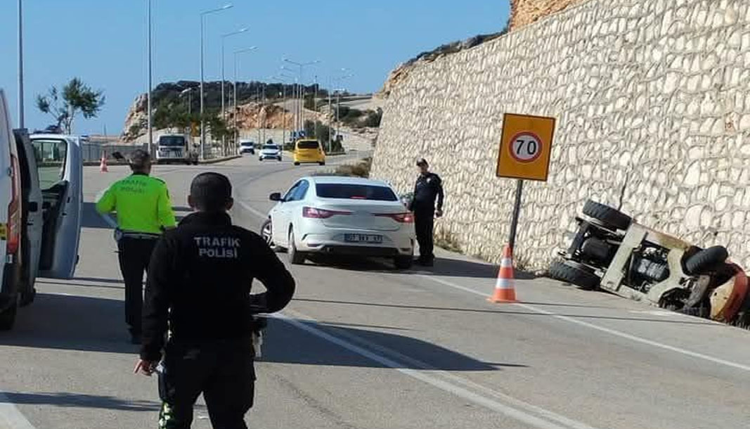 Kaş’ta forkliftin altında kalan kişi hayatını kaybetti
