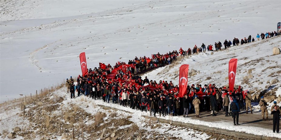 Sarıkamış'ta 110. yıl anma yürüyüşü