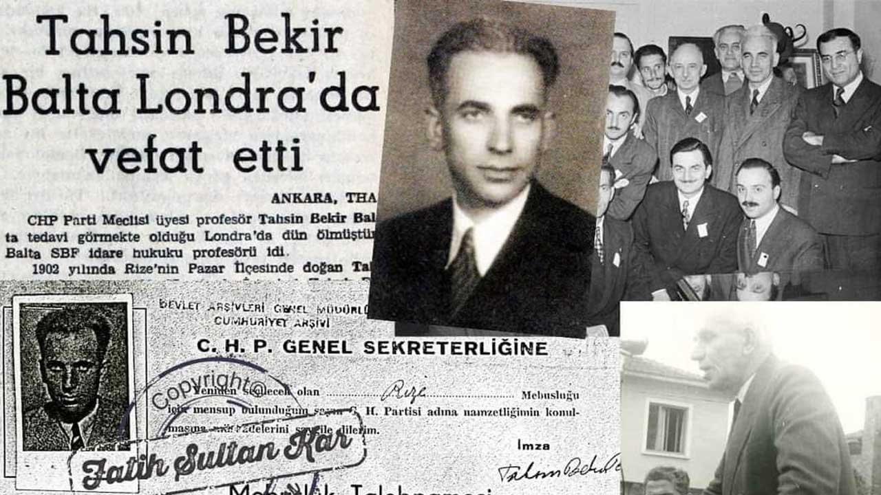 O Bir Atinalı: Rize Pazarlı Prof. Dr. Tahsin Bekir Balta