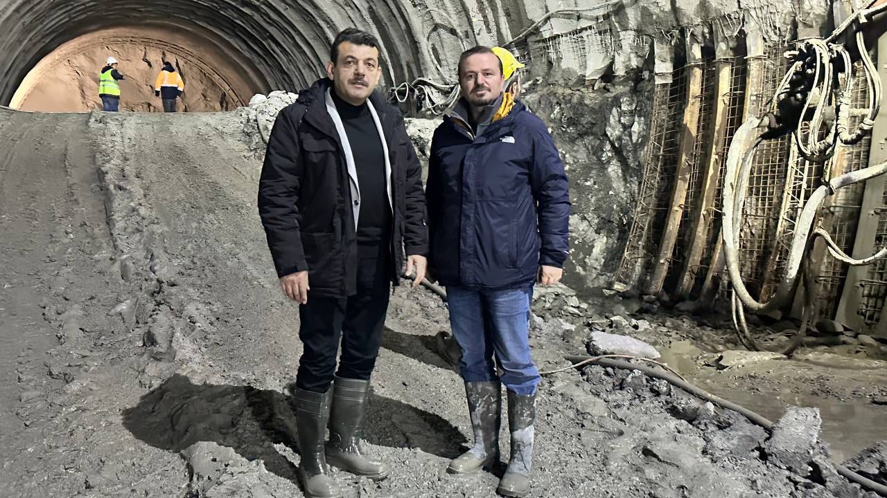 Milletvekili Avcı Kilimli-Muslu, Muslu-Filyos arası tünel çalışmalarını yerinde inceledi