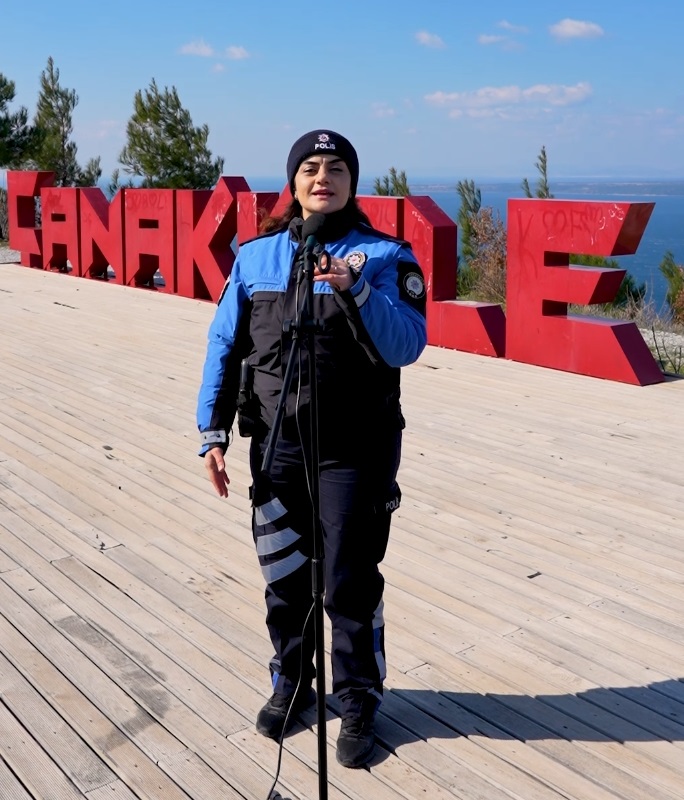 Çanakkale Emniyeti'nden 14 Şubat Sevgililer Gününe özel klip