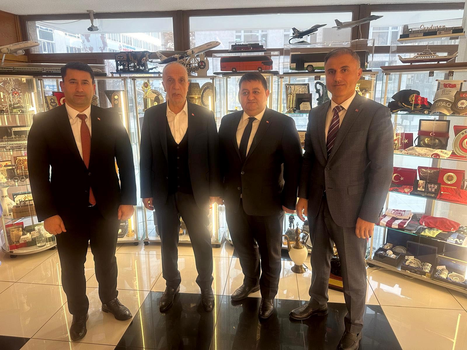 GMİS yönetiminden TÜRK-İŞ Genel Başkanı Atalay'a ziyaret