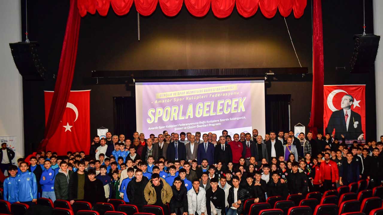Ankara Amatör Spor Kulüpleri şiddete karşı tek yürek