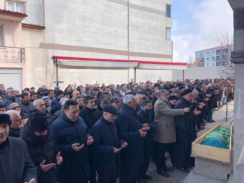 Seyyid Ahmet Erdem‘in eşi son yolculuğuna uğurlandı