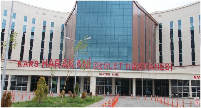 Kars Harakani Devlet Hastanesi'nde 4 birim geçici süreyle kapatıldı