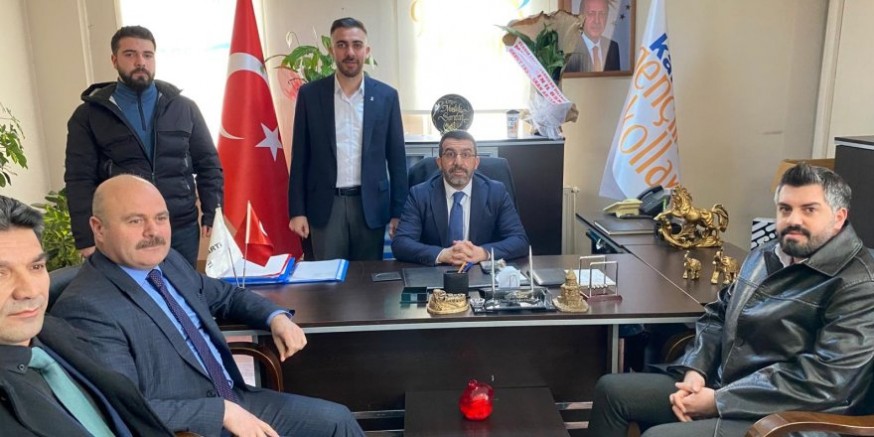 AK Parti Kars Milletvekili Adem Çalkın, Gençlik Kolları Başkanı Mustafa Sarıdağ'a ziyaretde bulundu