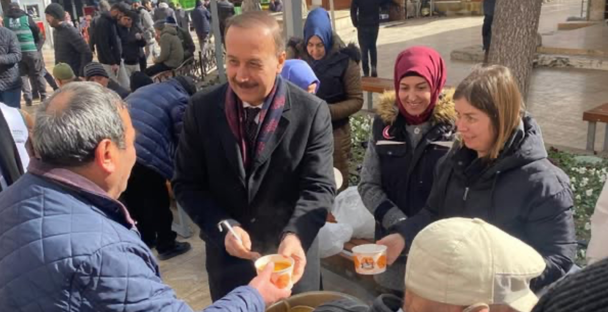 Isparta'da 6 Şubat depremlerinde hayatını kaybedenler için Mevlid-i Şerif okutuldu