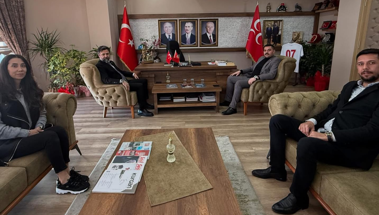 MHP Burdur İl Başkanı Mustafa Gün'den Antalya İl Başkanı Sadullah Güneş’e hayırlı olsun ziyareti