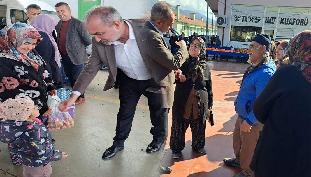 Atabey belediye başkanı Serdar Pehlivan, yeni pazar yerini ziyaret etti
