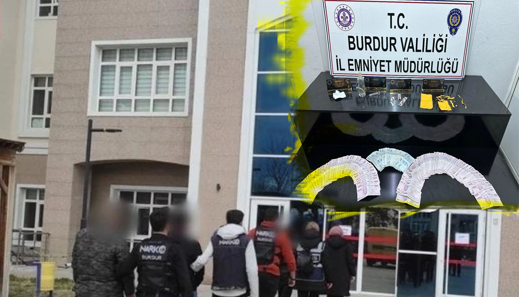 Burdur Emniyet Müdürlüğünden zehir tacirlerine darbe