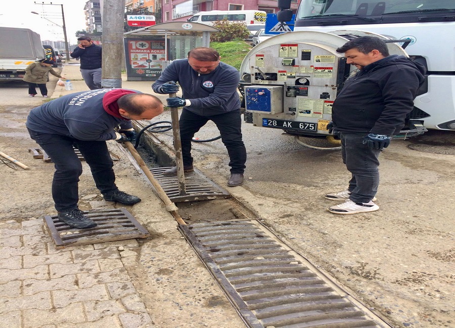 Giresun Belediyesi sel ve su baskını önlemleri alıyor