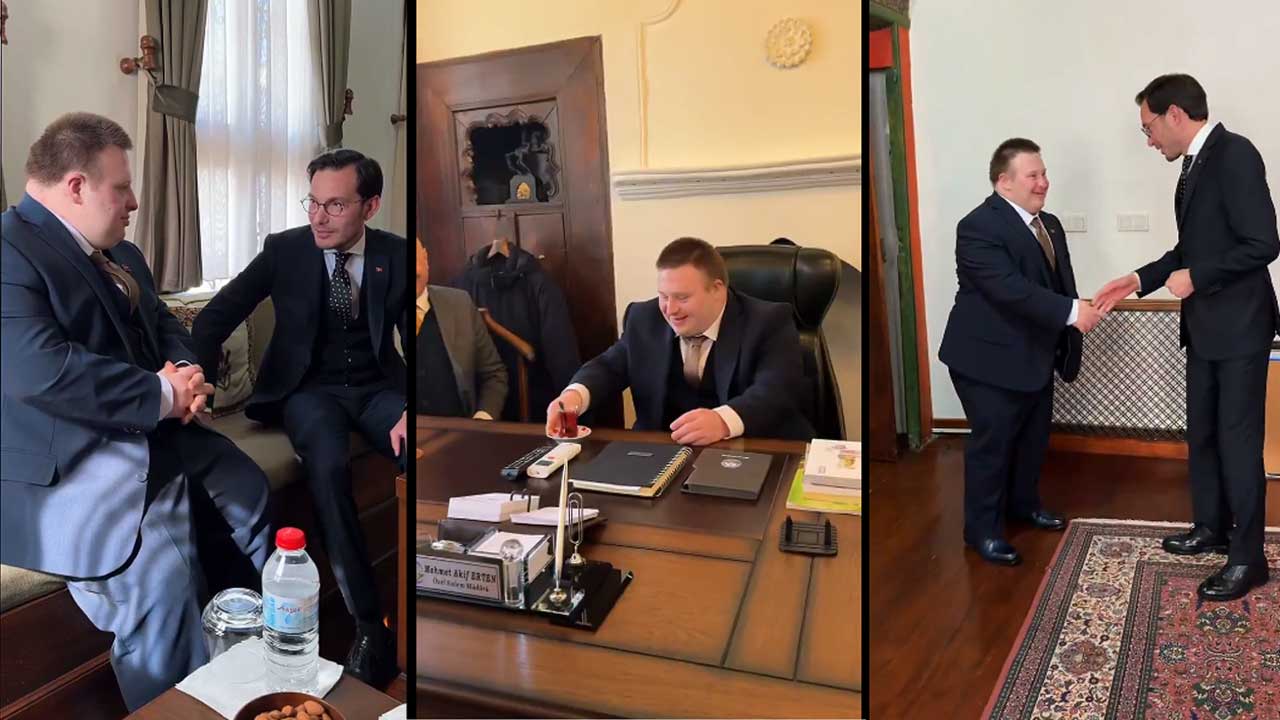 Tokat Belediyesinden örnek adım: Down Sendromlu Ethem Ay Özel Kalem Müdürü oldu