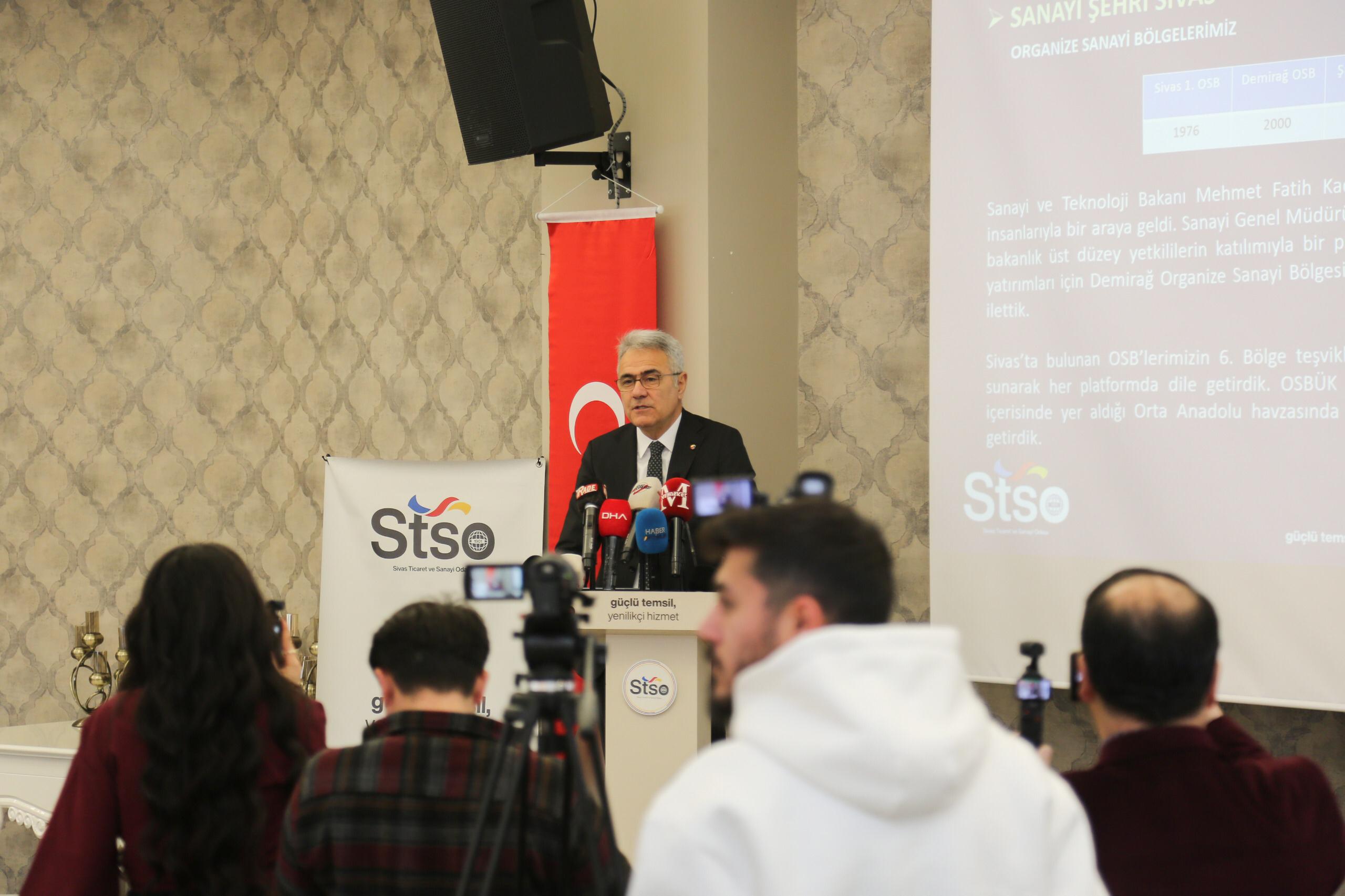Başkan Özdemir: "Şehrimizin ekonomisi ve sanayisini daha da ileriye taşımak için çalışmalarımız sürüyor"