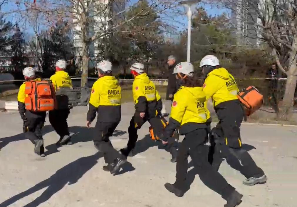 Ankara Üniversitesi'nde gerçekçi afet ve acil durum tatbikatı