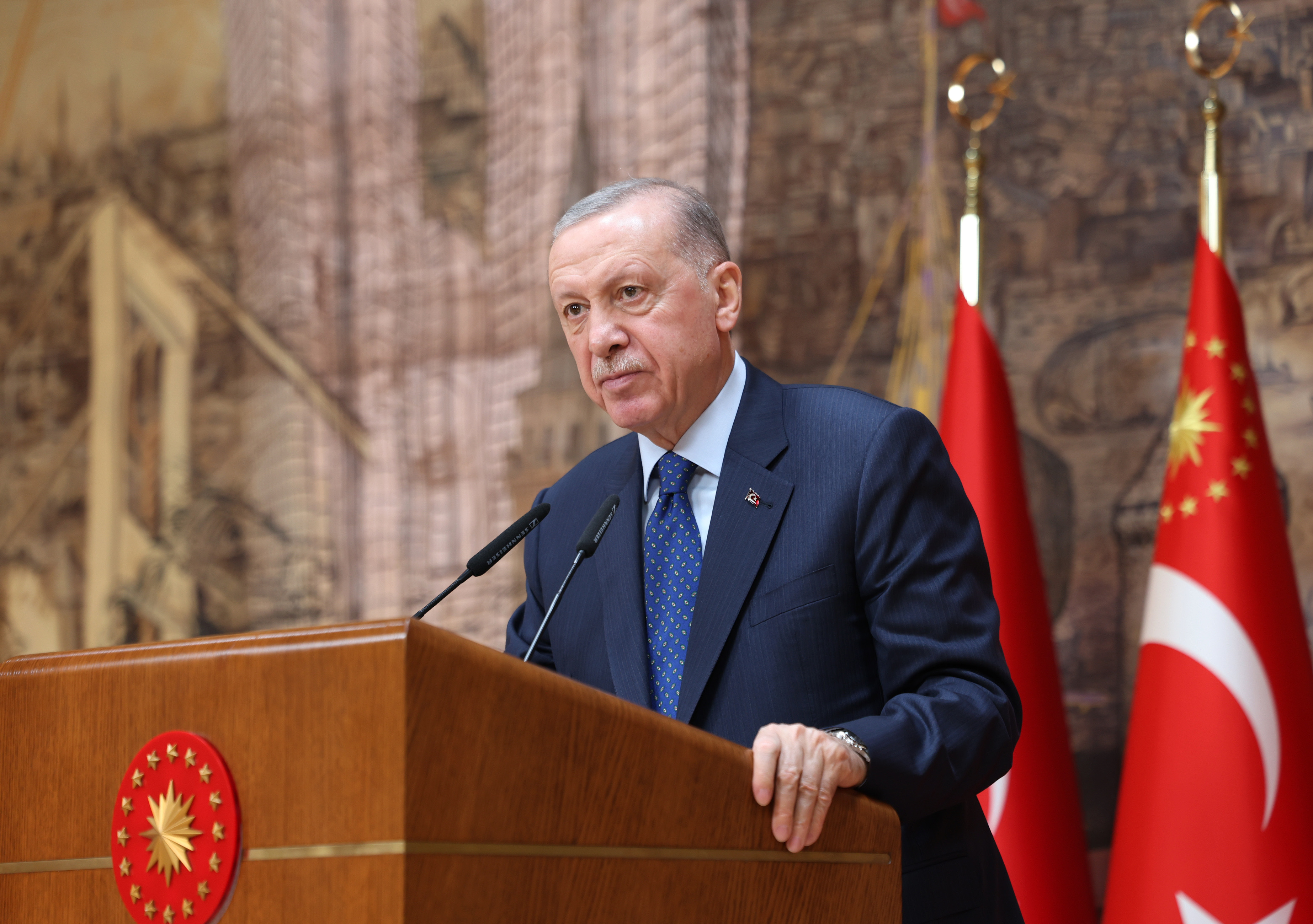 Cumhurbaşkanı Erdoğan: "Filistin Devleti kurulmadan İsrail huzura kavuşamaz"