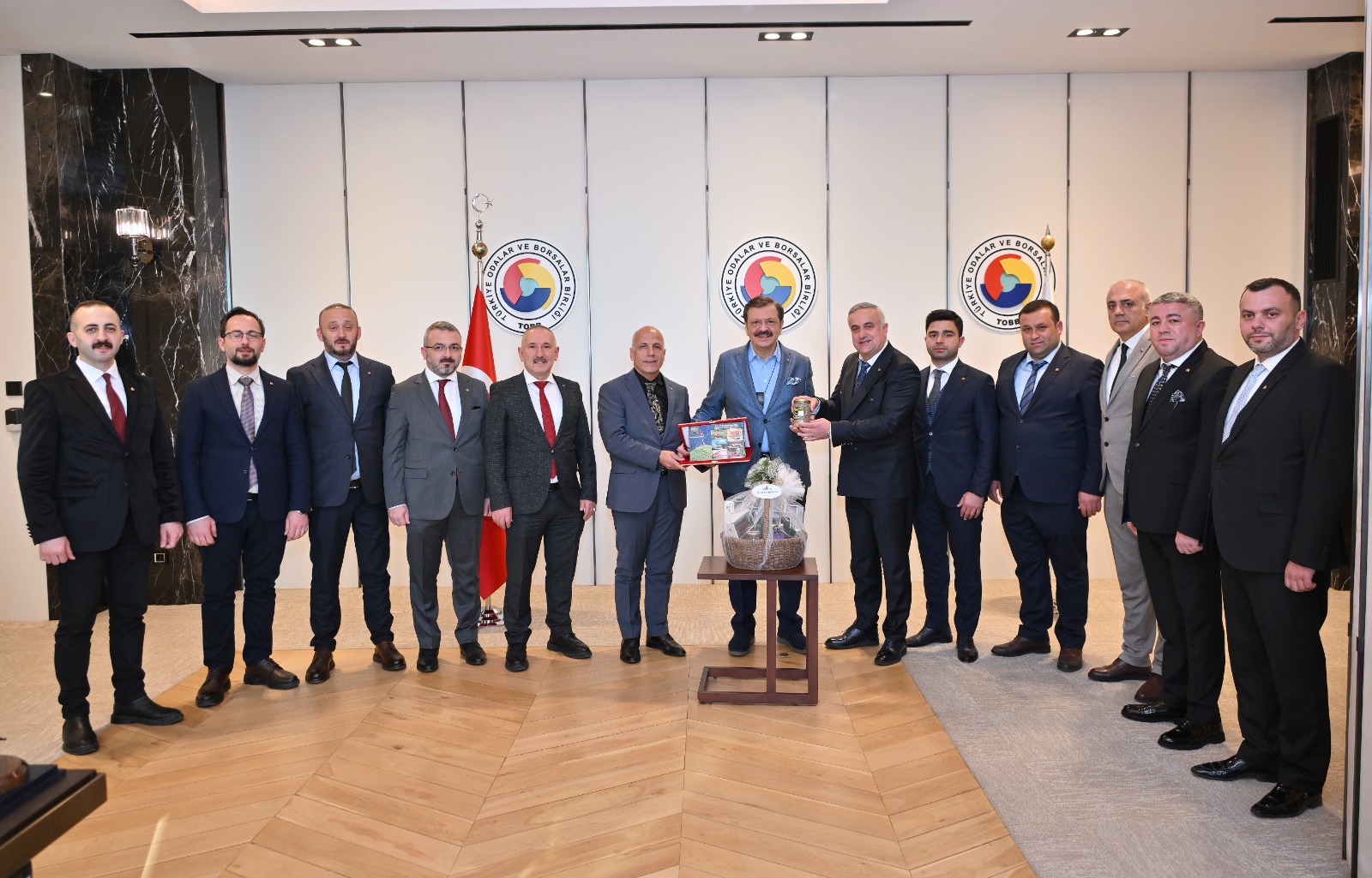 Artvin Ticaret Borsası’ndan, TOBB Genel Başkanı Hisarcıklıoğlu’na ziyaret