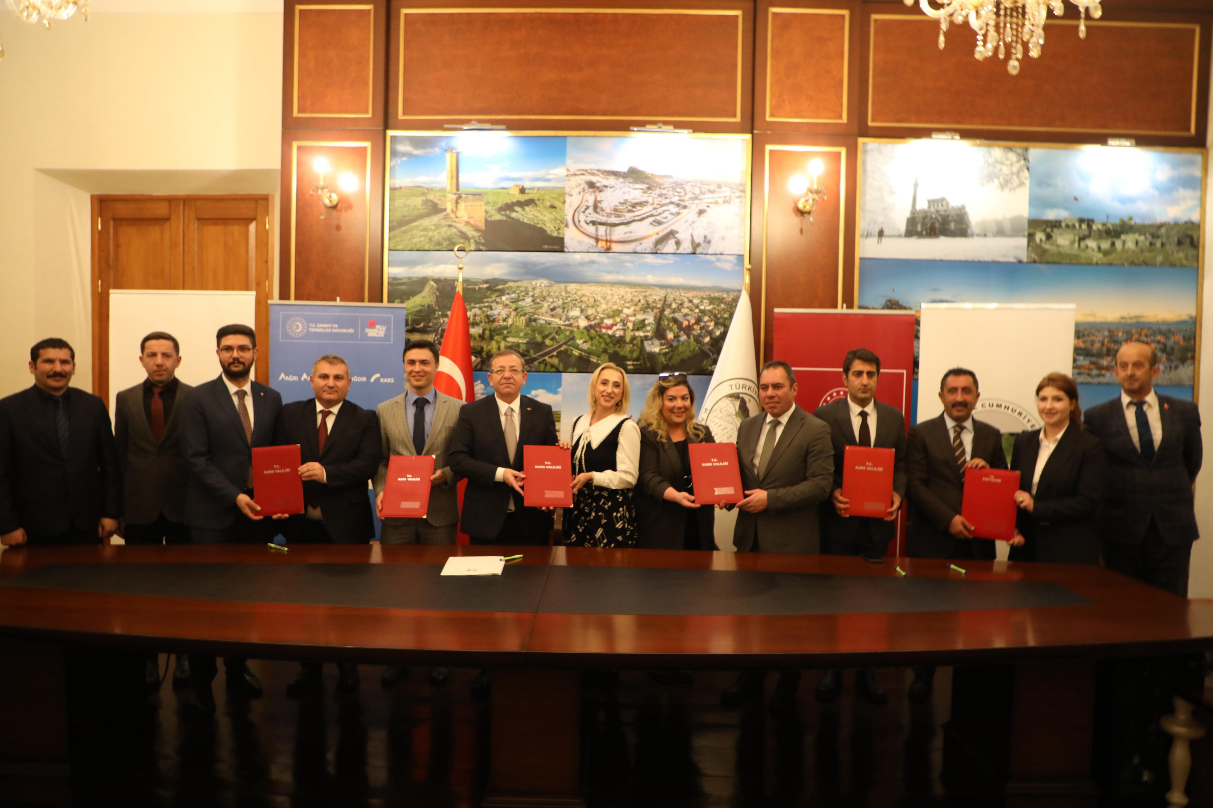 Kars'ta 19 Milyon TL Bütçeli 5 Proje İçin İmzalar atıldı