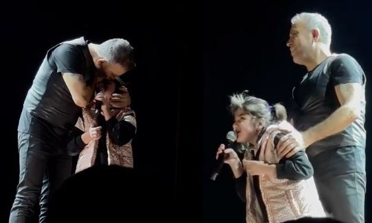 Haluk Levent sahneye davet etti! Kanser tedavisi gören Nisanur’a büyük sürpriz