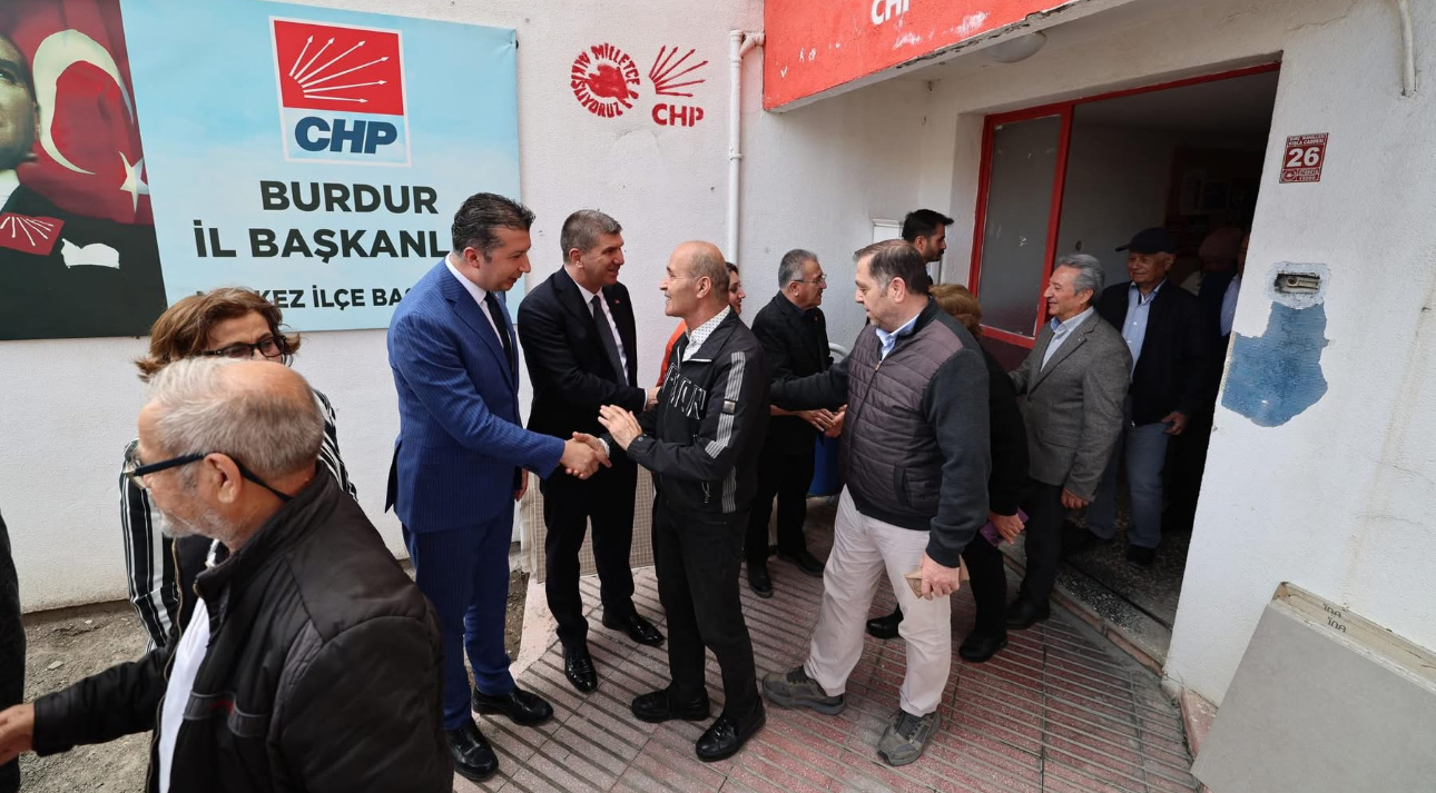 CHP Burdur İl ve Merkez İlçe Teşkilatının bayramlaşma töreni