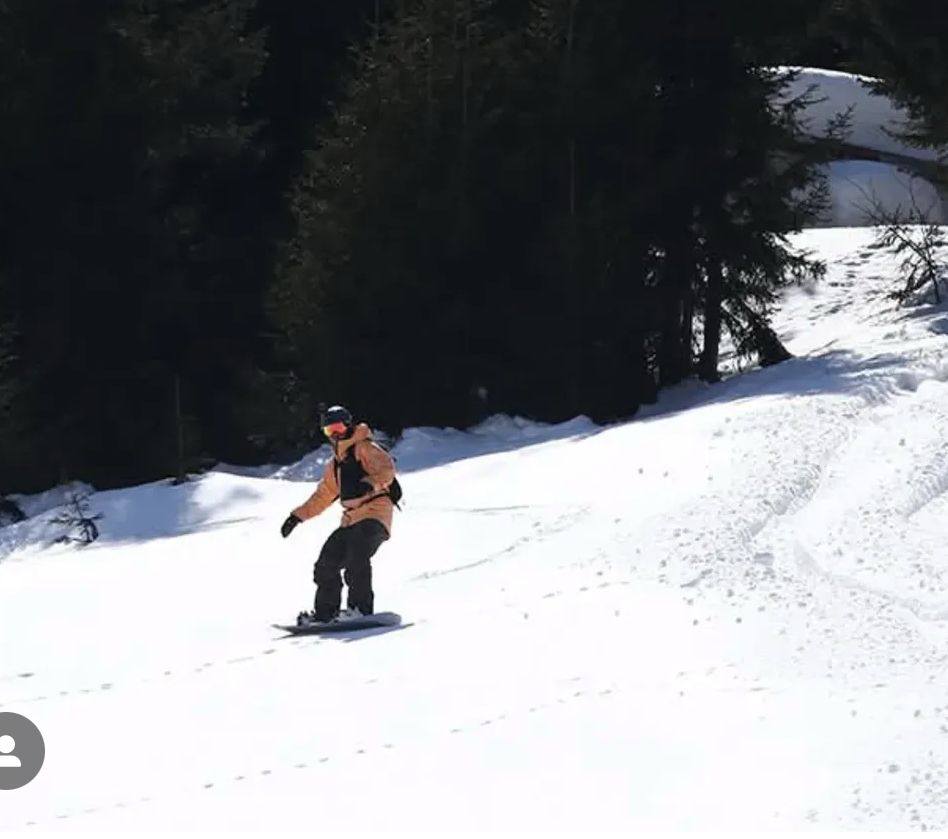 Giresun Kümbet Yaylası'nda kayak etkinliği