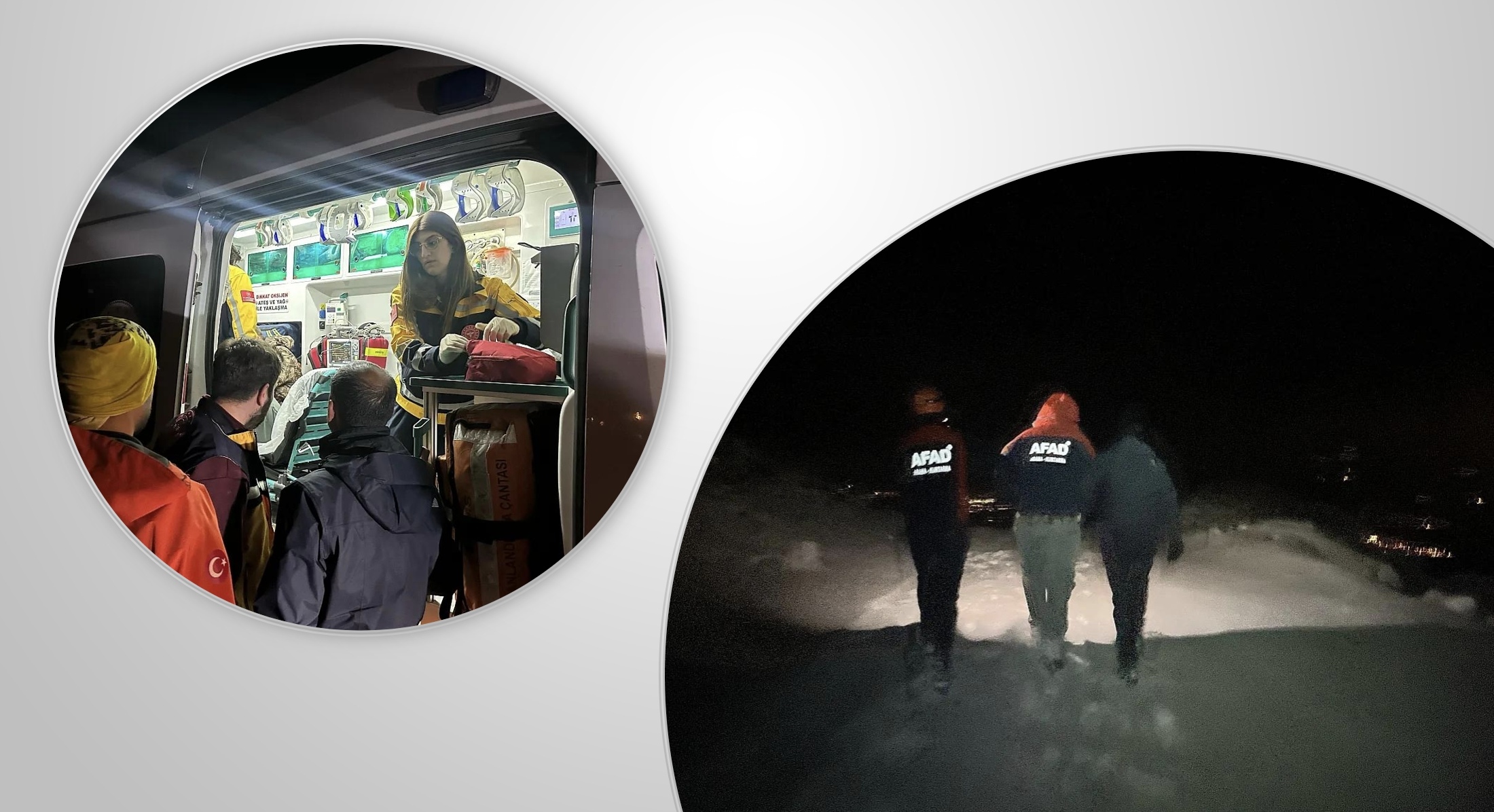 Ağrı Dağı’nda mahsur kaldı, AFAD ekipleri kurtardı!