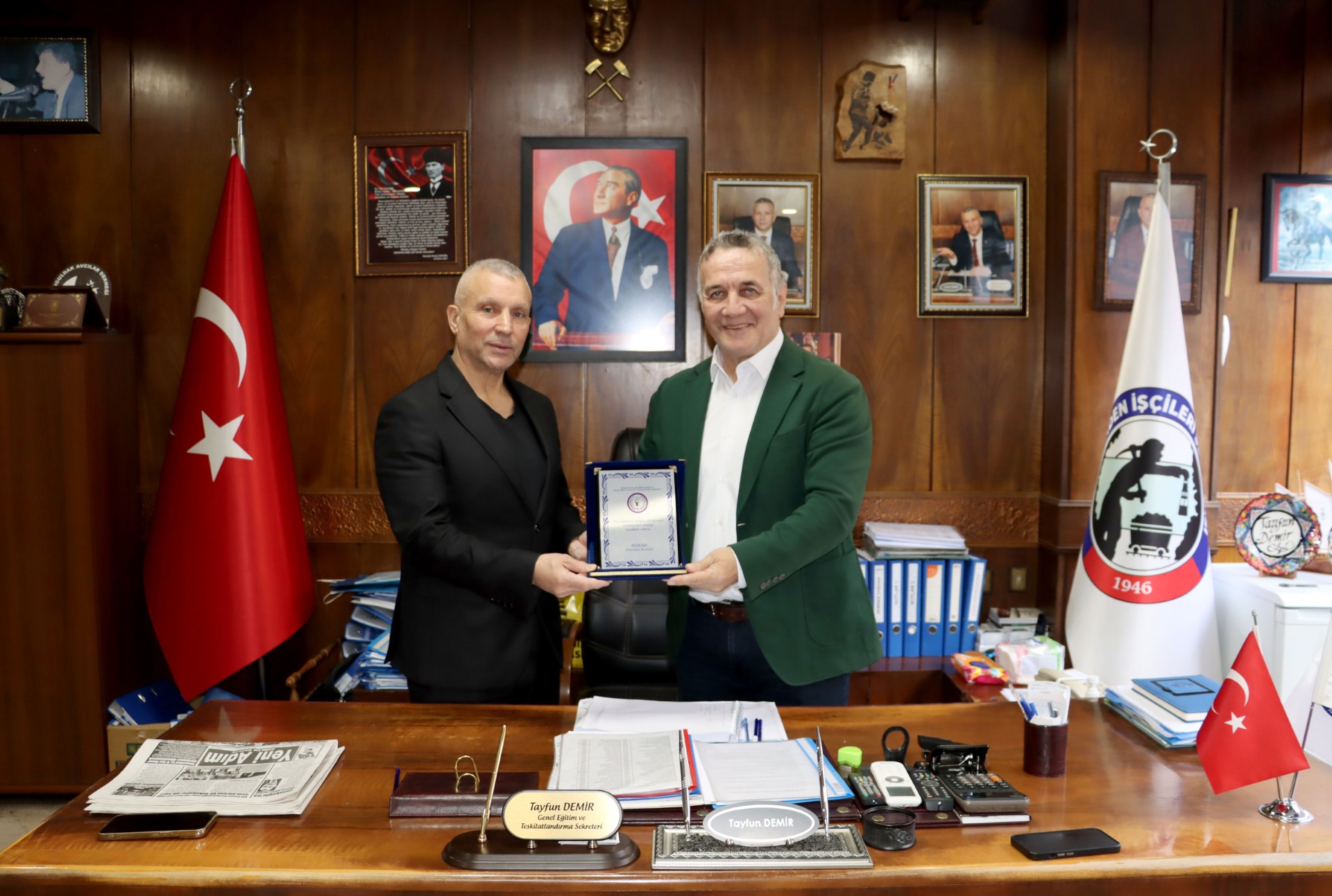 Orhan Yazıcı'dan Tayfun Demir'e ziyaret