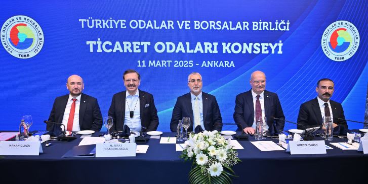 TOBB Ticaret Odaları Konseyi, Bakan Işıkhan’ın katılımıyla toplandı