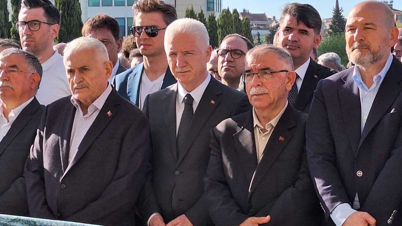 Eski TBMM Başkanı İsmet Yılmaz'ın abisi Tacettin Yılmaz, son yolculuğuna uğurlandı