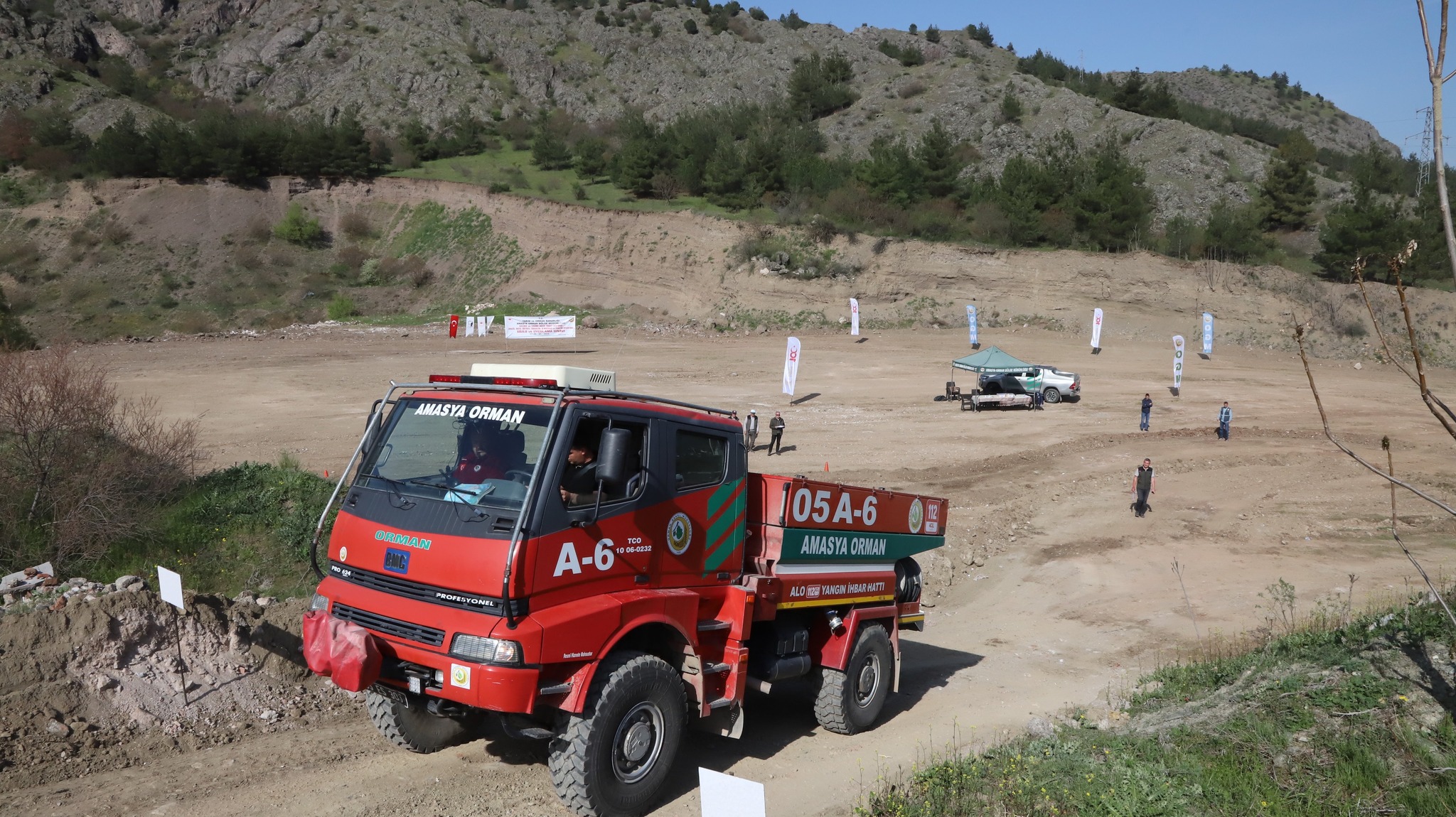Amasya'da alev avcısı olmak için yarıştılar!