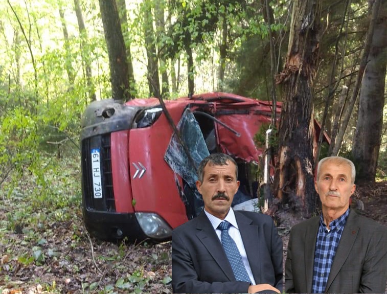 Şalpazarı’nda düğün dönüşü trafik kazası 2 babayı hayattan kopardı