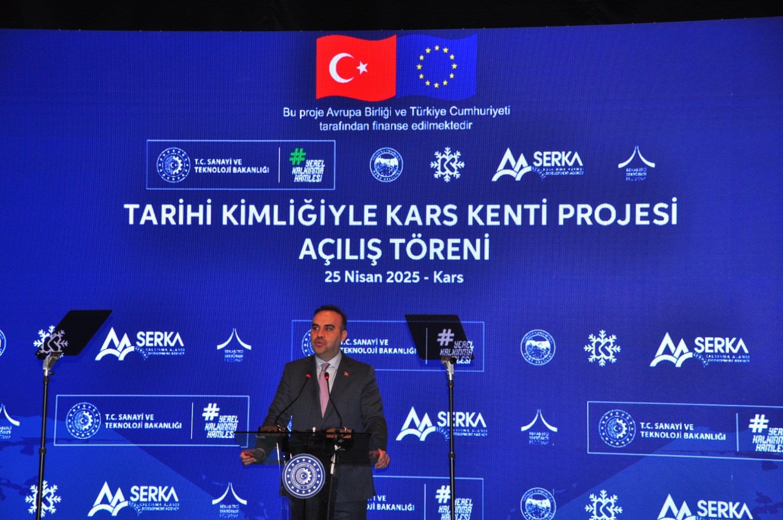 Sanayi ve Teknoloji Bakanı Kacır; "5,5 milyon avroluk projenin Kars'ımıza, milletimize ve ülkemize hayırlı olsun"