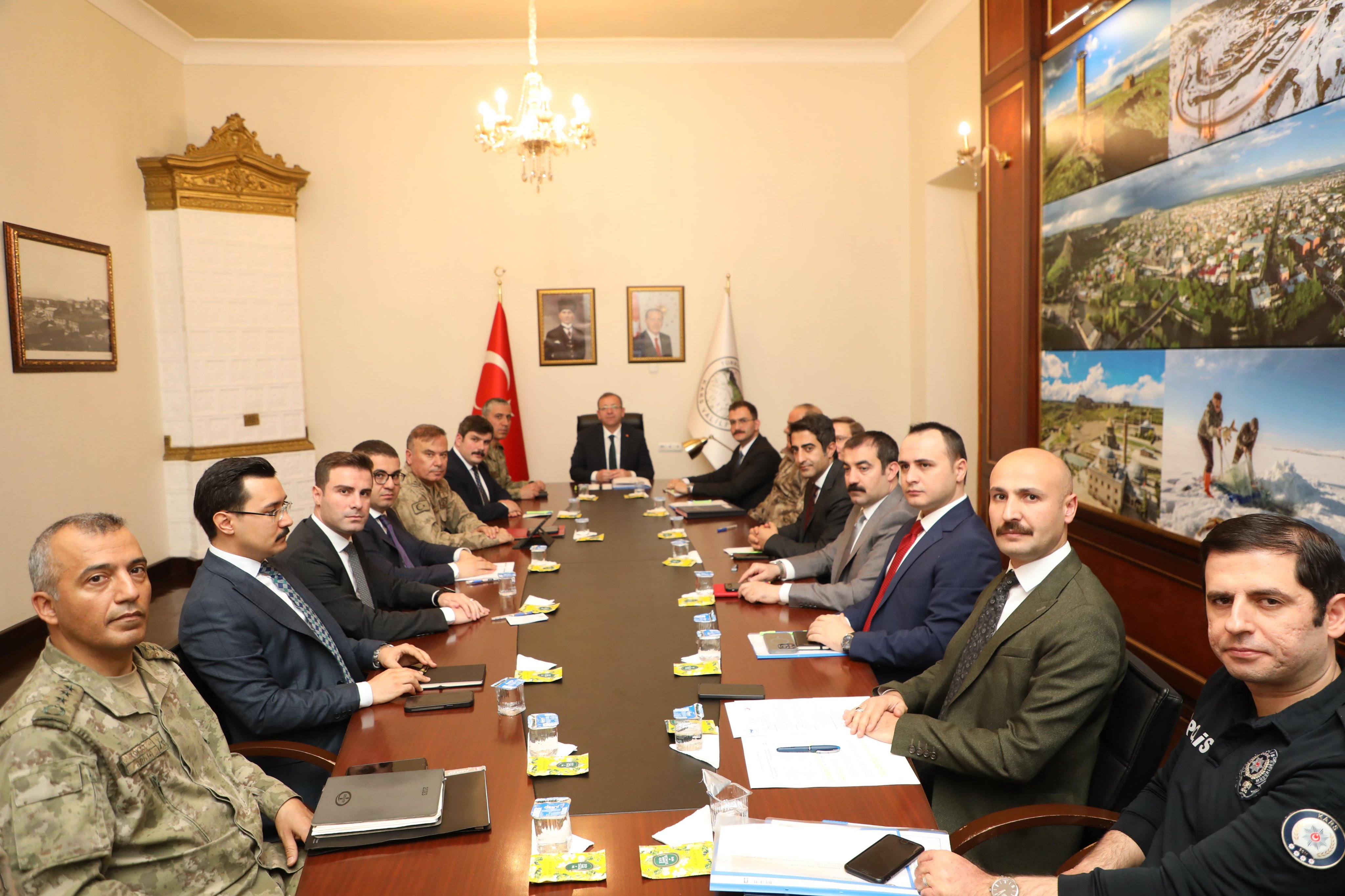 Kars İl Güvenlik ve Asayiş Koordinasyon Toplantısı gerçekleştirildi