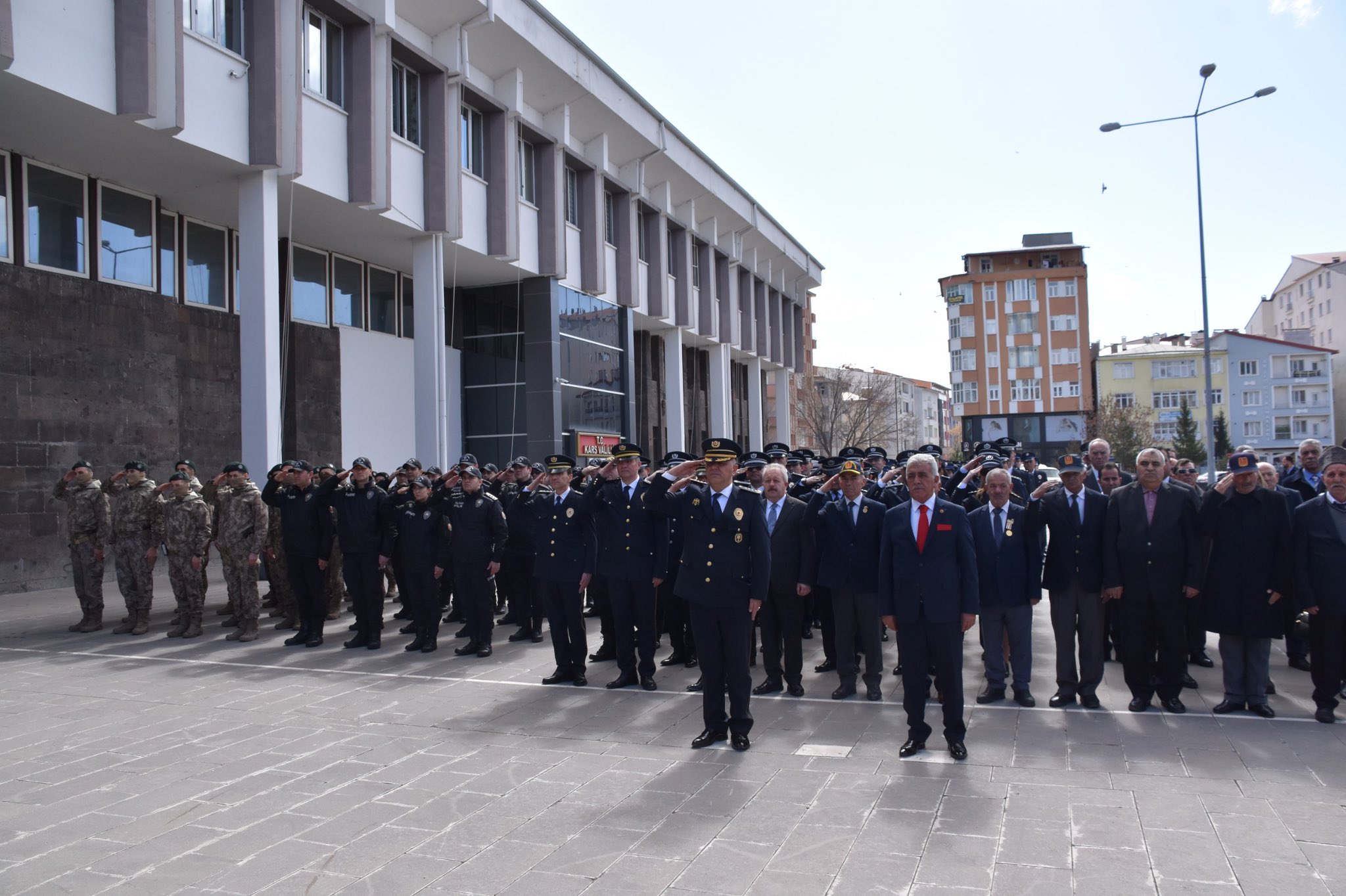 Kars’ta, Türk Polis Teşkilatının 180'inci kuruluş yıl dönümü kutlandı