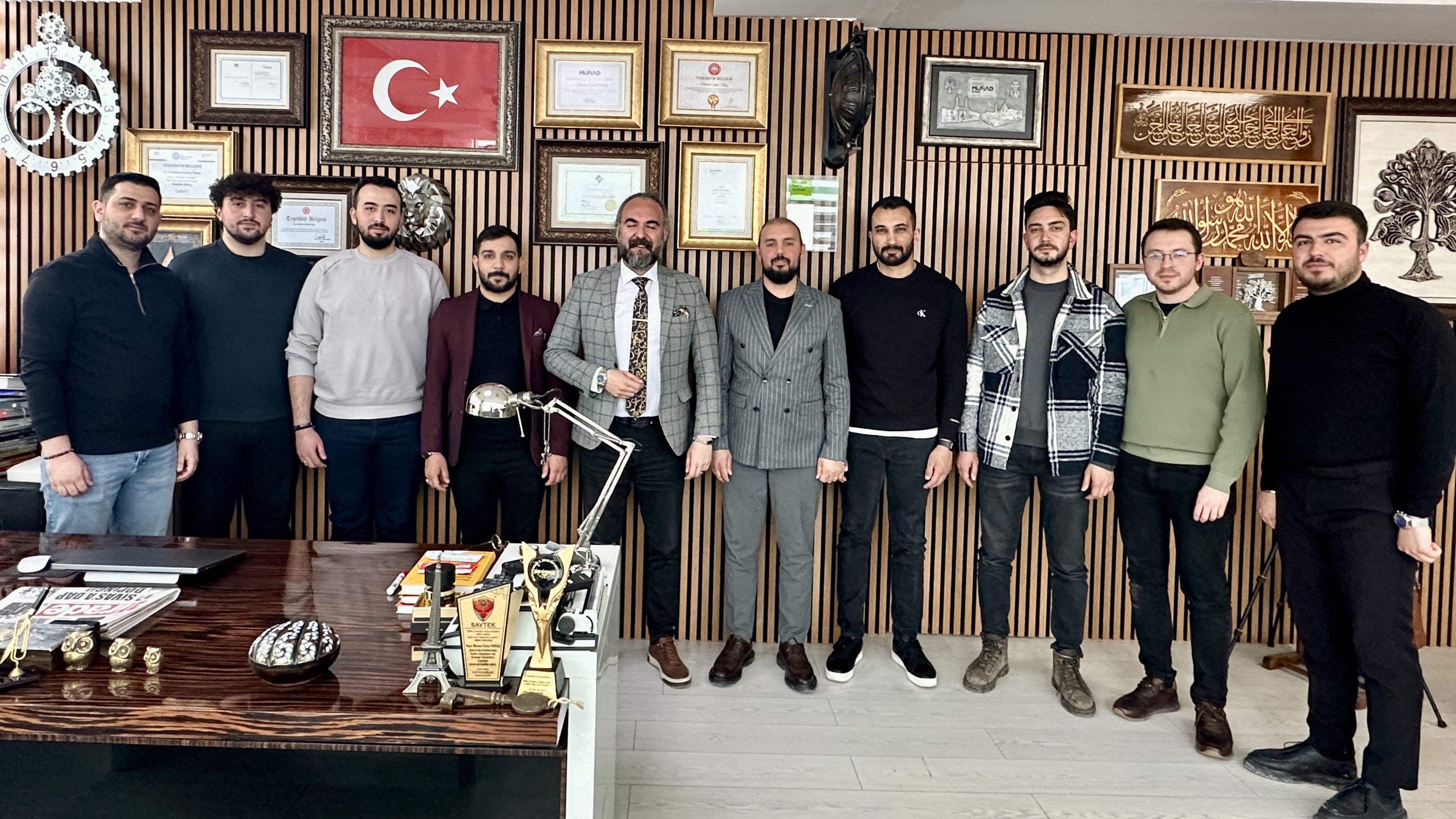 Genç MÜSİAD Sivas, Tokuş’u ziyaret etti