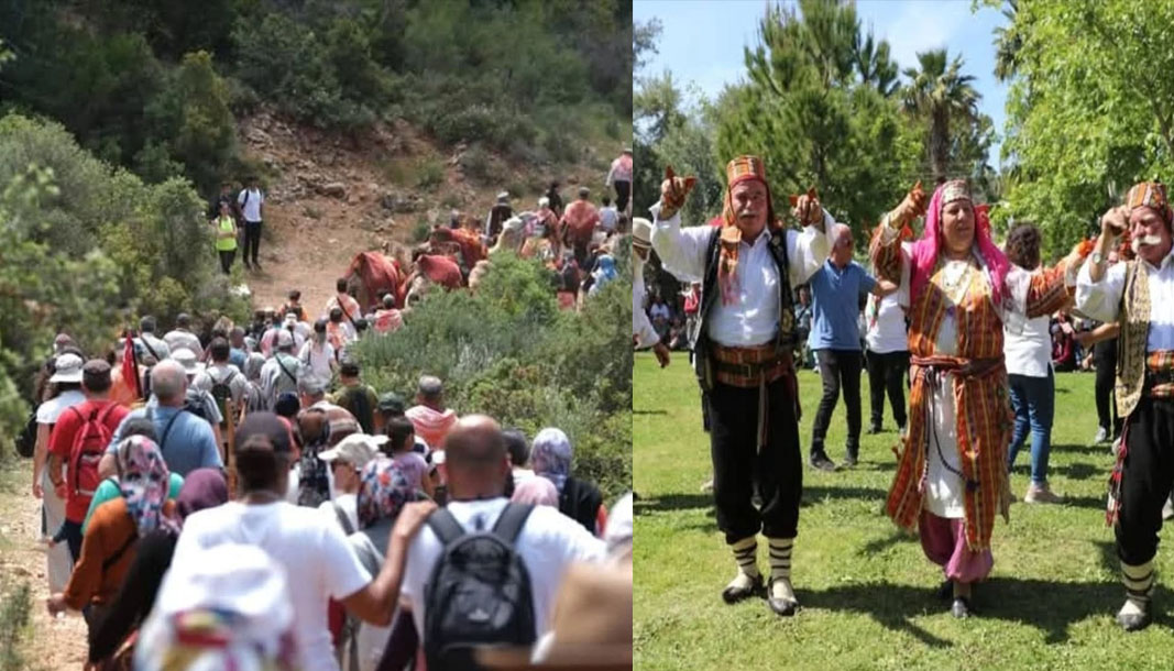 Kaş’ta temsili Yörük Göçü canlandırıldı