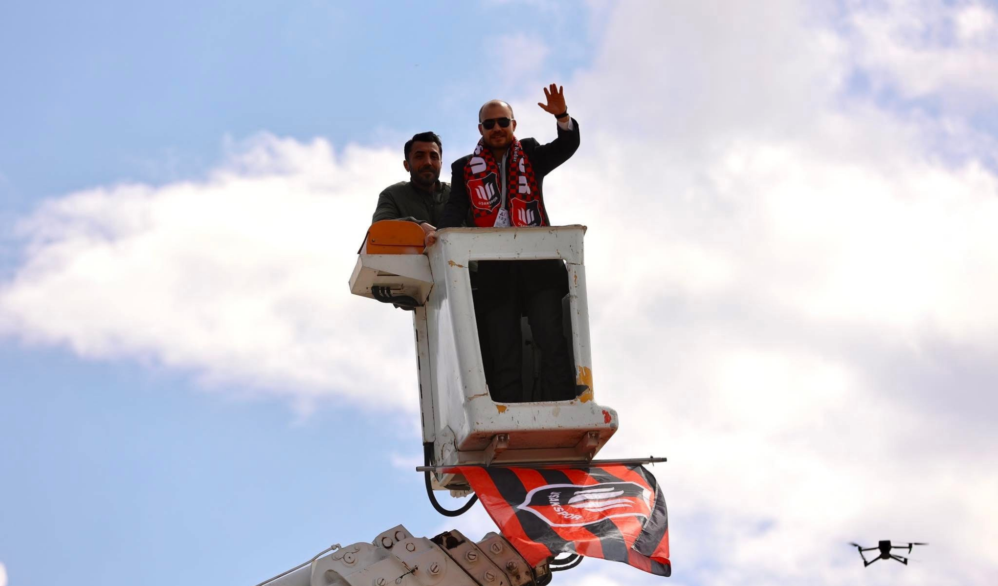 Uşakspor Kulüp Başkanı Kurnaz, engel tanımadı